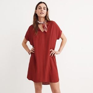 Madewell Bicoastal Dress Red Size Extra Small